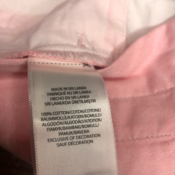 Polo Ralph Lauren Petal Pink Chino Shorts Size 6 Pony Logo Preppy Coastal - Picture 5 of 9